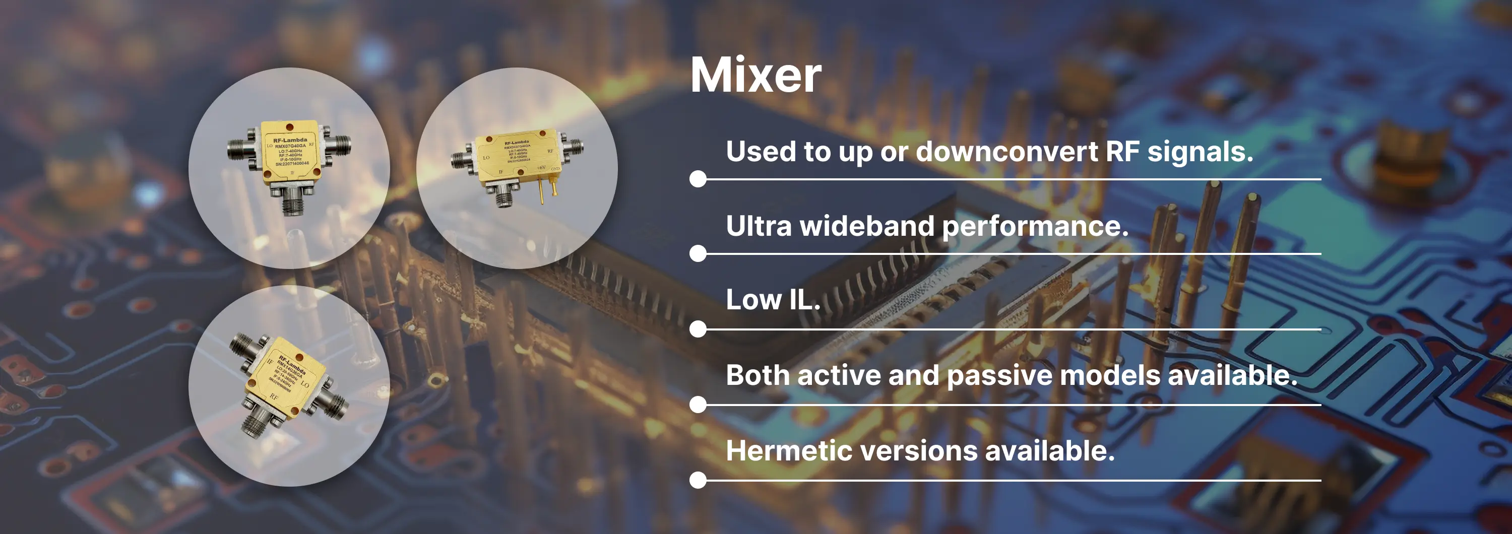 Mixer Banner