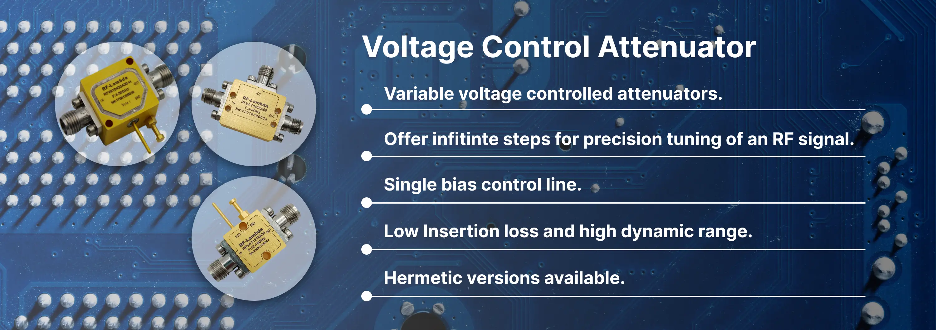 Voltage Control Attenuator Banner