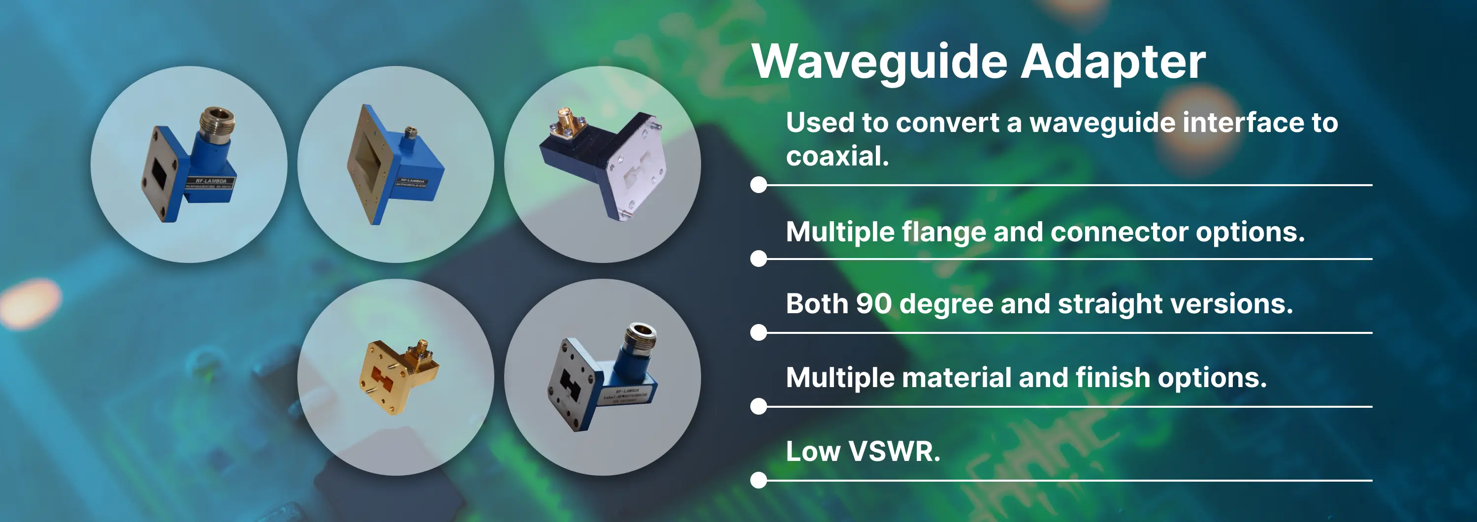 Waveguide Adapter Banner